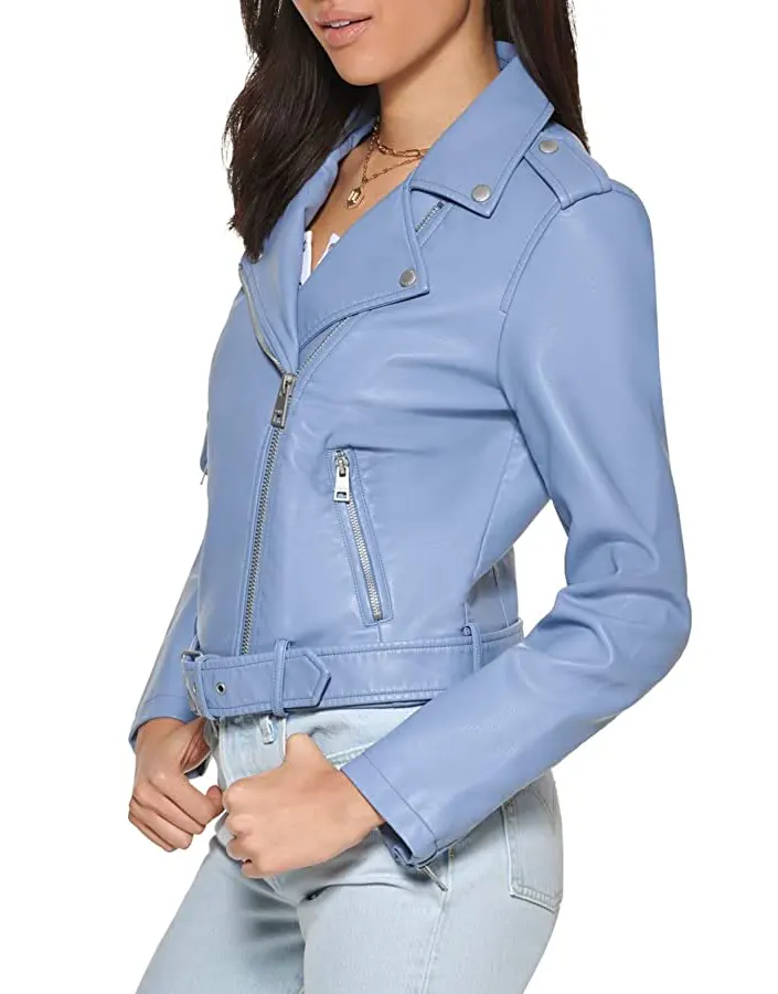 womens-blue-faux-leather-motorcycle-belted-jacket-2 womens-blue-faux-leather-motorcycle-belted-jacket