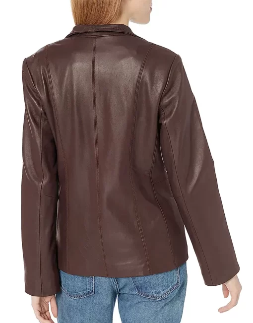 womens-brown-faux-leather-wing-collared-jacket