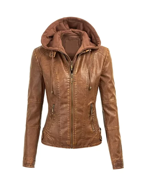 womens-camel-faux-leather-motorcycle-jacket-with-removable-hood