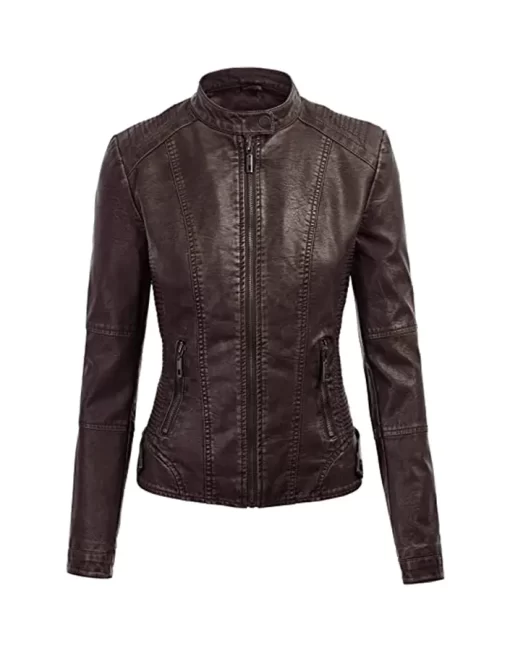 womens-coffee-brown-faux-leather-motorcycle-jacket-with-hood