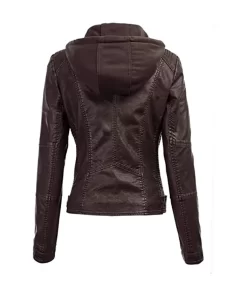 womens-coffee-brown-faux-leather-motorcycle-jacket-with-hood