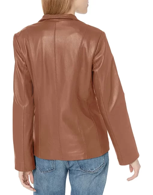 womens-cognac-faux-leather-wing-collared-jacket