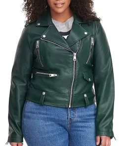 womens-green-faux-leather-moto-jacket