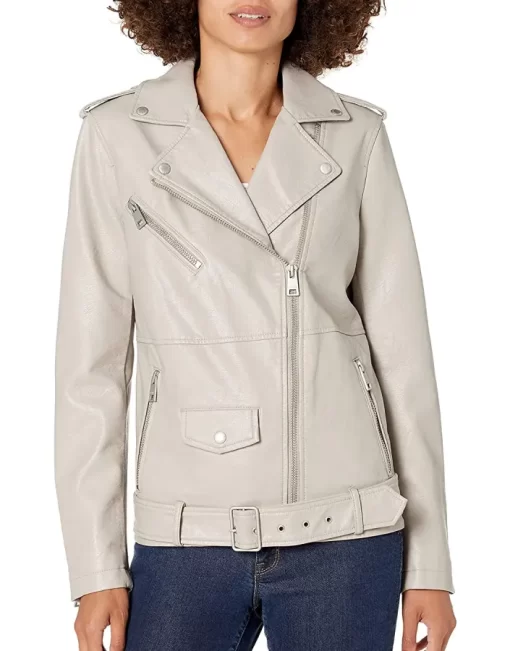 womens-grey-faux-leather-belted-motorcycle-jacket