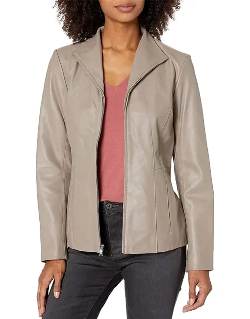 womens-grey-faux-leather-wing-collared-jacket