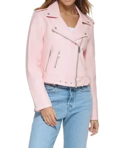 womens-light-pink-faux-leather-belted-motorcycle-jacket