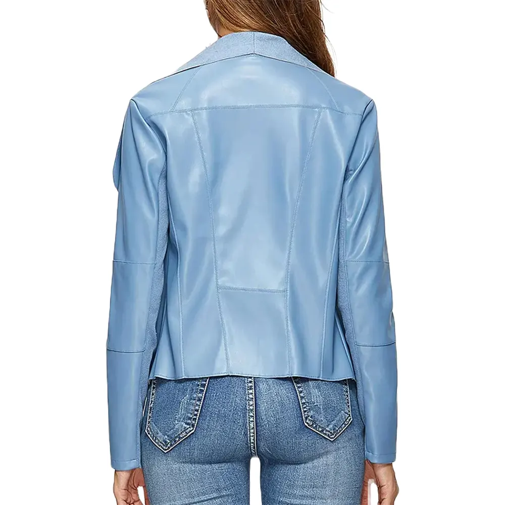 womens-open-front-light-blue-faux-leather-jacket-5 womens-open-front-light-blue-faux-leather-jacket