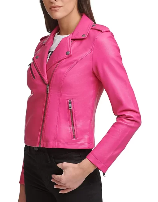 womens-pink-asymmetrical-zipper-faux-leather-jacket