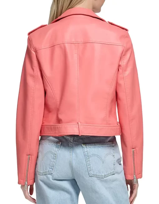 womens-pink-faux-leather-belted-motorcycle-jacket