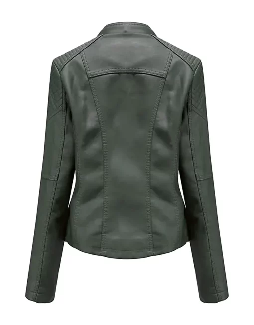 womens-string-quilted-shoulder-green-faux-leather-jacket