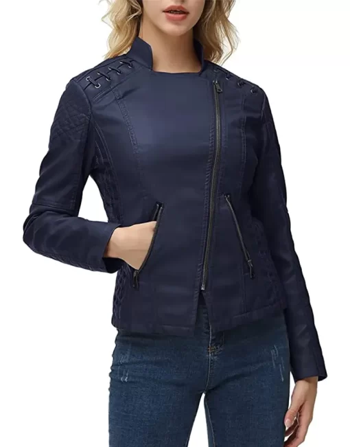 womens-string-quilted-shoulder-navy-blue-faux-leather-jacket