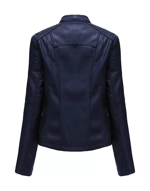 womens-string-quilted-shoulder-navy-blue-faux-leather-jacket