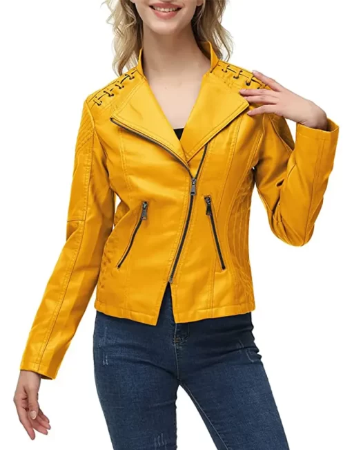 womens-string-quilted-shoulder-yellow-faux-leather-jacket