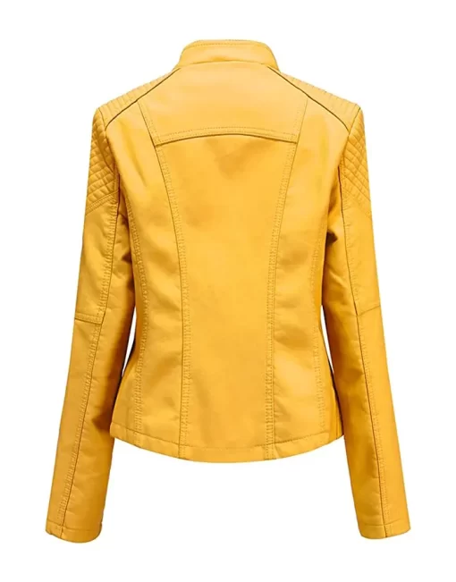 womens-string-quilted-shoulder-yellow-faux-leather-jacket