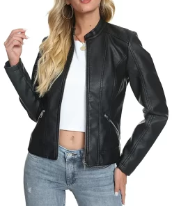 womens-zip-up-black-faux-leather-slim-fit-biker-jacket