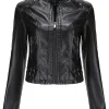 womens-stand-collar-cropped-black-faux-leather-jacket