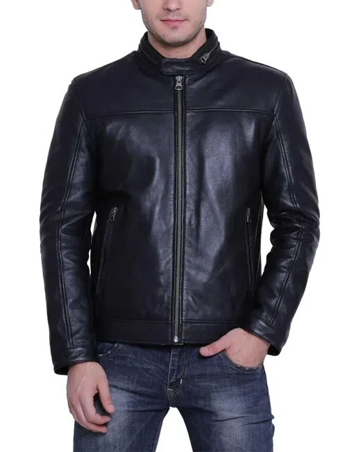 mens-black-cafe-racer-faux-leather-jacket