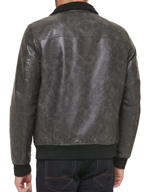 mens-black-faux-leather-bomber-jacket-with-sherpa-collar