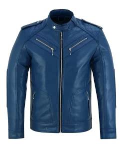 mens-blue-biker-slim-fit-faux-leather-jacket