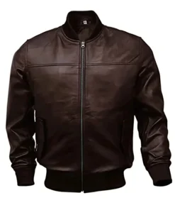 mens-bomber-brown-faux-leather-jacket