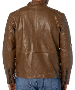 mens-brown-faux-leather-padded-shoulder-jacket