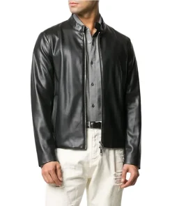 mens-classic-black-faux-leather-jacket