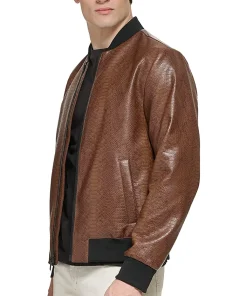 mens-faux-leather-brown-varsity-bomber-jacket