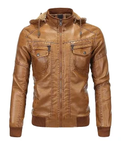 mens-fleece-lined-camel-faux-leather-jacket-with-removable-hood