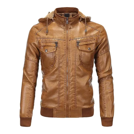 mens-fleece-lined-camel-faux-leather-jacket-with-removable-hood