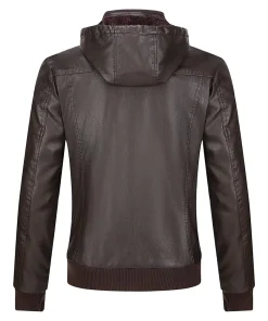 mens-fleece-lined-coffee-faux-leather-jacket-with-removable-hood