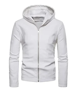 mens-hooded-white-faux-leather-jacket