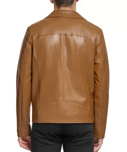 mens-lapel-collar-brown-faux-leather-motorcycle-jacket