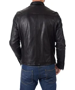 mens-stand-collar-black-faux-leather-moto-biker-jacket