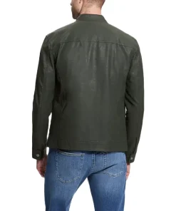 mens-vintage-green-faux-leather-jacket