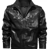 mens-zipper-pockets-black-faux-leather-jacket