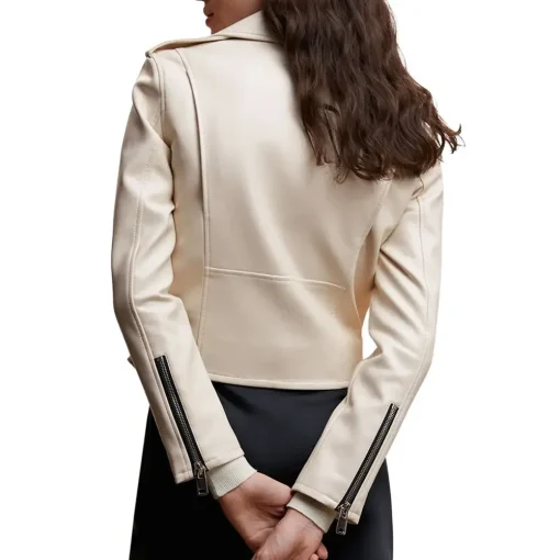 womens-beige-faux-leather-biker-jacket