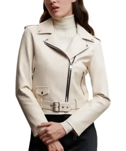 womens-beige-faux-leather-biker-jacket