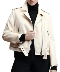 womens-beige-faux-leather-biker-jacket