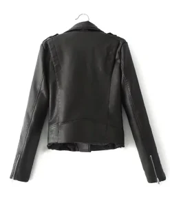 womens-black-faux-leather-long-sleeves-jacket