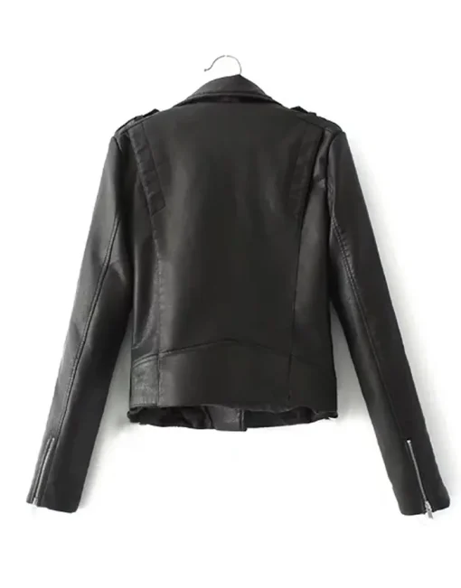 womens-black-faux-leather-long-sleeves-jacket