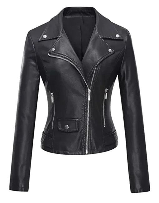 womens-black-faux-leather-moto-biker-jacket