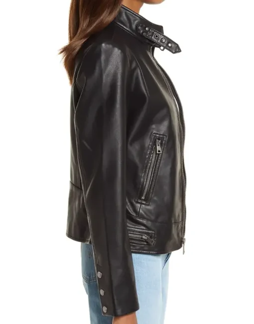 womens-black-faux-leather-racer-jacket