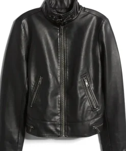 womens-black-faux-leather-racer-jacket