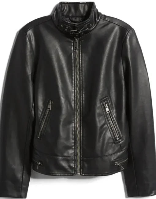 womens-black-faux-leather-racer-jacket