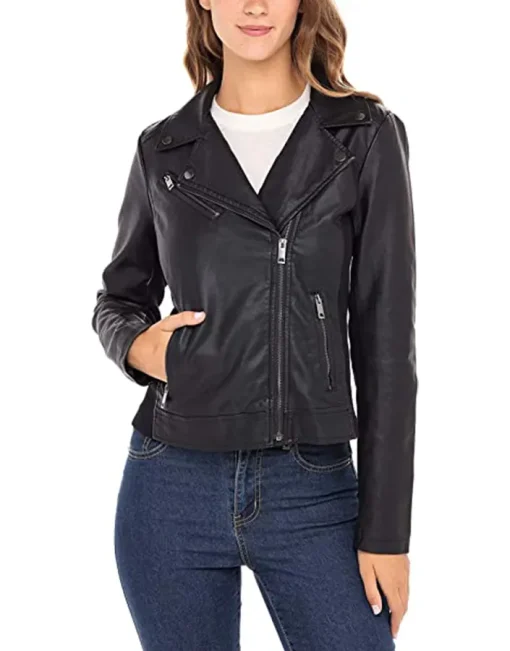 womens-black-moto-biker-faux-leather-jacket