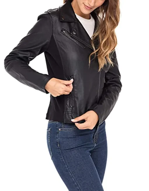 womens-black-moto-biker-faux-leather-jacket