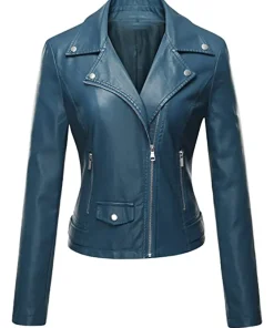 womens-blue-faux-leather-moto-biker-jacket