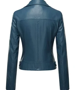 womens-blue-faux-leather-moto-biker-jacket