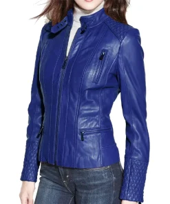 womens-blue-faux-leather-slim-fit-biker-jacket