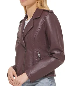 womens-burgundy-faux-leather-asymmetrical-zip-motorcycle-jacket